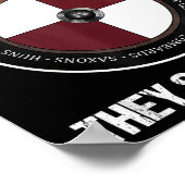 Agema Apparel Uni-adults Medieval History , Black, Poster (Ecke)