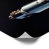 Agena Target Docking Vehicle for Gemini 8 Poster (Ecke)