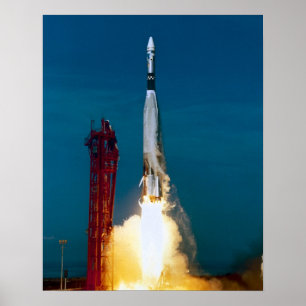Agena Target Vehicle Launch als Teil von Gemini 12 Poster