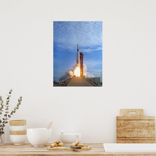 Agena Target Vehicle Launch for Gemini 11 Poster (Küche)