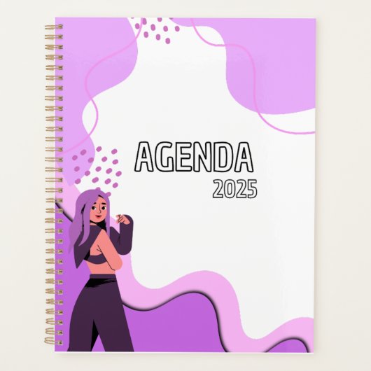 Agenda 2025: Design your year with style  Planer (Vorderseite)