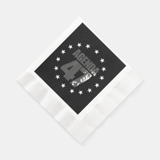 Agenda 47 Patriotic Trump: Wiederwahlkampagne Des Serviette (Ecke)