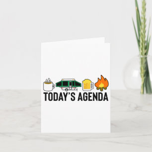 Agenda Camping Kaffee Pop Up Camper Beer C Karte