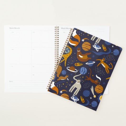 Agenda de la colección Animals Outer Space Planer (Anzeige)