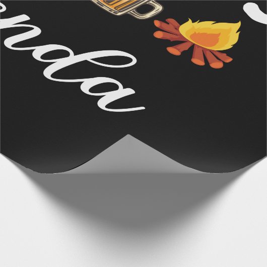 Agenda Kaffee Camping Beer Campfire Geschenkpapier (Ecke)