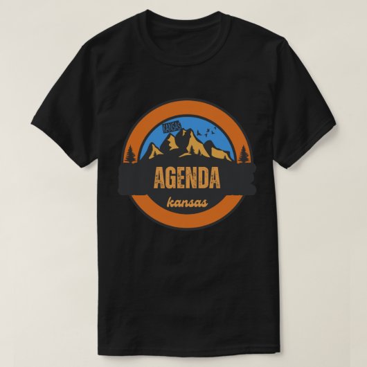 Agenda, Kansas T-Shirt (Design vorne)