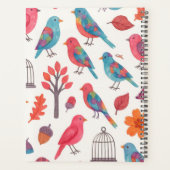 Agenda Pássaros e Flores DESING Planer (Rückseite)