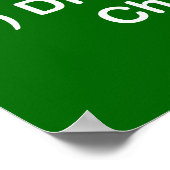 Agenda von heute: Chaos Poster (Ecke)