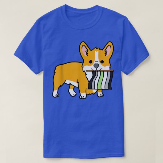 Agender Corgi Agender T-Shirt (Design vorne)