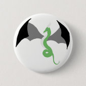 Agender Drache-Knopf Button (Vorderseite)