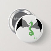 Agender Drache-Knopf Button (Vorne & Hinten)