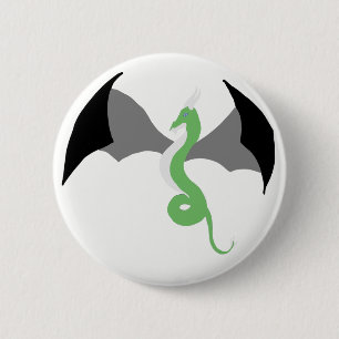 Agender Drache-Knopf Button