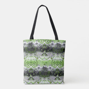 Agender dragon damask - Flaggenfarben des Agender Tasche
