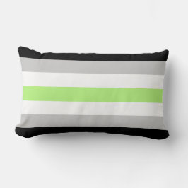 Agender-Flag-Kopfkissen Lendenkissen