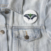 Agender Flag Swallowtail Butterfly Button (Beispiel)