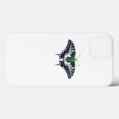 Agender Flag Swallowtail Butterfly Case-Mate iPhone Hülle (Rückseite (Horizontal))