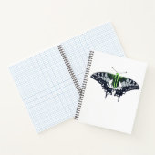 Agender Flag Swallowtail Butterfly Notizblock (Innenseite)