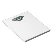 Agender Flag Swallowtail Butterfly Notizblock (angewinkelt)