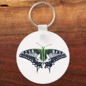 Agender Flag Swallowtail Butterfly Schlüsselanhänger (Vorderseite)