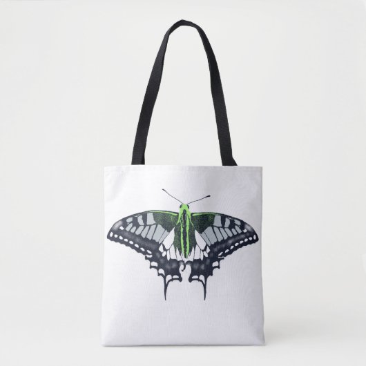 Agender Flag Swallowtail Butterfly Tasche (Vorderseite)