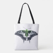 Agender Flag Swallowtail Butterfly Tasche (Rückseite)