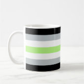Agender Flaggen-Tasse Kaffeetasse (Links)