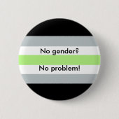 Agender Knopf Button (Vorderseite)