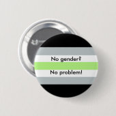 Agender Knopf Button (Vorne & Hinten)
