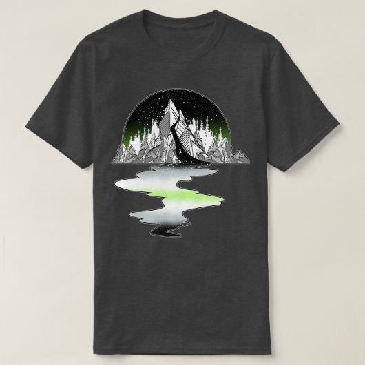 Agender Mountain River T-Shirt (Design vorne)