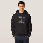 Agender Non Binary Pride Error 404 Geschlecht nich Hoodie (Vorne ganz)