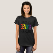 Agender Non-Binary Pride Error 404 Geschlecht nich T-Shirt (Vorne ganz)