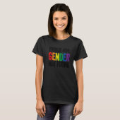 Agender Non Binary Pride Fehler 404 Geschlecht Nic T-Shirt (Vorne ganz)