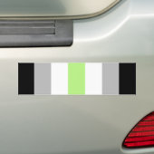 Agender Pride Autoaufkleber (Auf Auto)