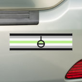 Agender Pride Autoaufkleber (Auf Auto)