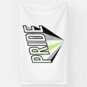 Agender Pride Burst Banner (Vertikal)