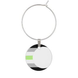 Agender Pride Crescent Moon Glasmarker