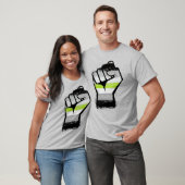 Agender Pride Fist T - Shirt (Unisex)
