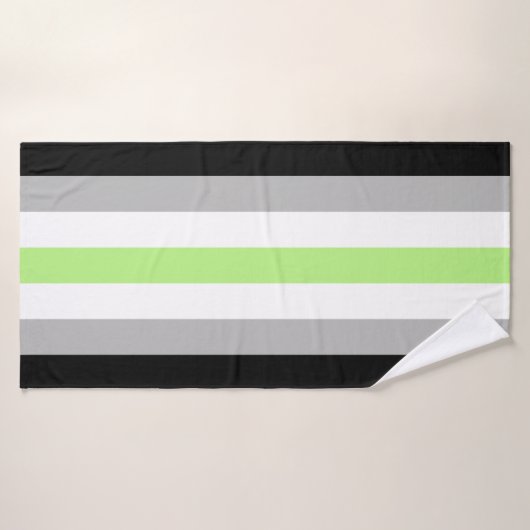 Agender Pride Flag Badehandtuch (Badehandtuch)