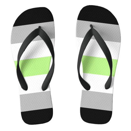 Agender Pride Flag Badesandalen (Fußbett)