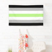 Agender Pride Flag Banner (Insitu)