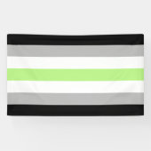 Agender Pride Flag Banner (Horizontal)