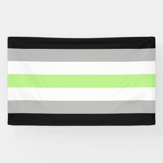 Agender Pride Flag Banner (Horizontal)