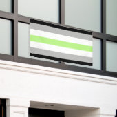 Agender Pride Flag Banner (Äußeres Gebäude)