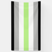 Agender Pride Flag Banner (Vertikal)
