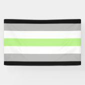 Agender Pride Flag Banner (Horizontal)