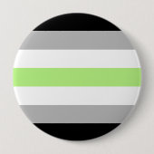 Agender Pride Flag Button (Vorderseite)
