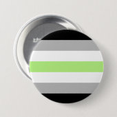 Agender Pride Flag Button (Vorne & Hinten)