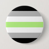 Agender Pride Flag Button (Vorderseite)