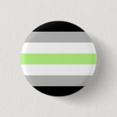 Agender Pride Flag Button (Vorderseite)
