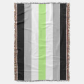 Agender Pride Flag Decke (Vorderseite Vertikal)